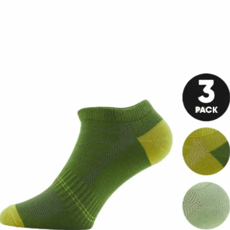 Low Cut Socks - Minnie 3-Pack Green