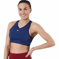 Low Support Removable Pads Bra Blue