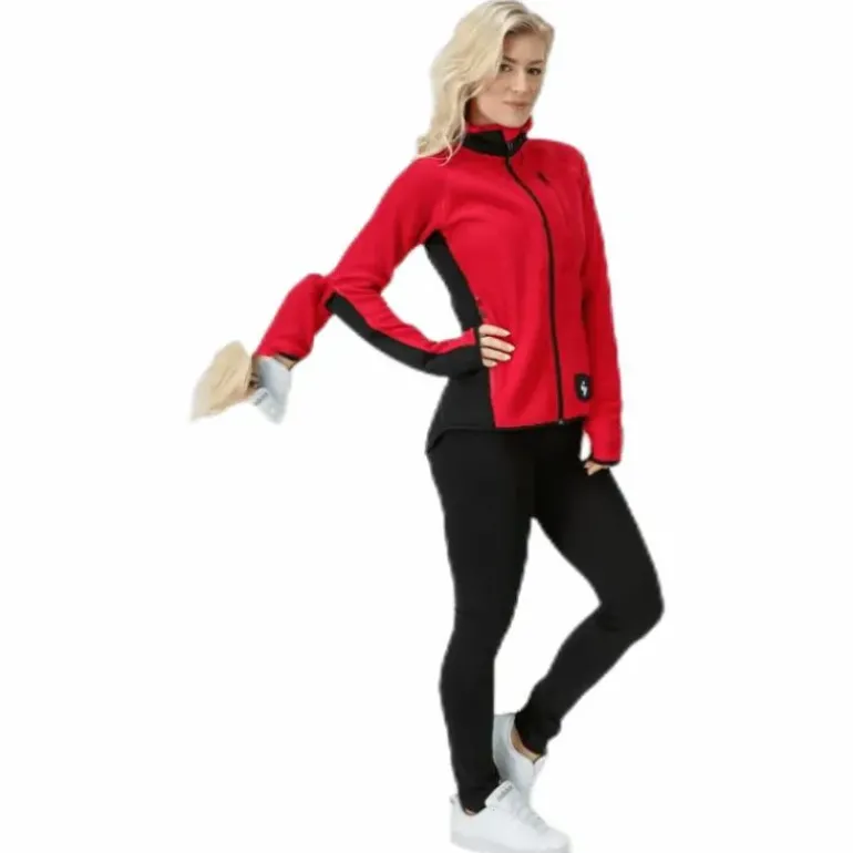 Lumberjane Fleece Jacket Red