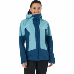 Lumi Jacket Women Dark Ocean/frost Blue