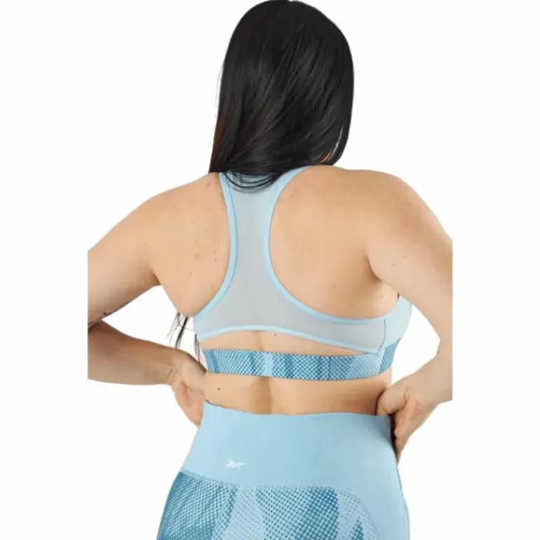 Lux Perform Allover Print Racer Bra Steblu