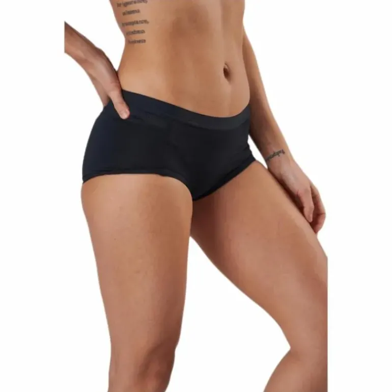 Maia Solid Minishorts Black
