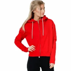 Malaga Zip Hood Red