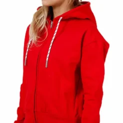 Malaga Zip Hood Red