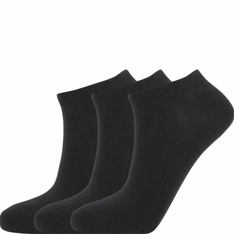 Mallorca 3-Pack Socks Low Cut Black
