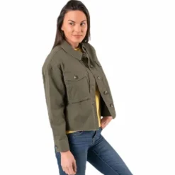 Marina Crop Jacket Green