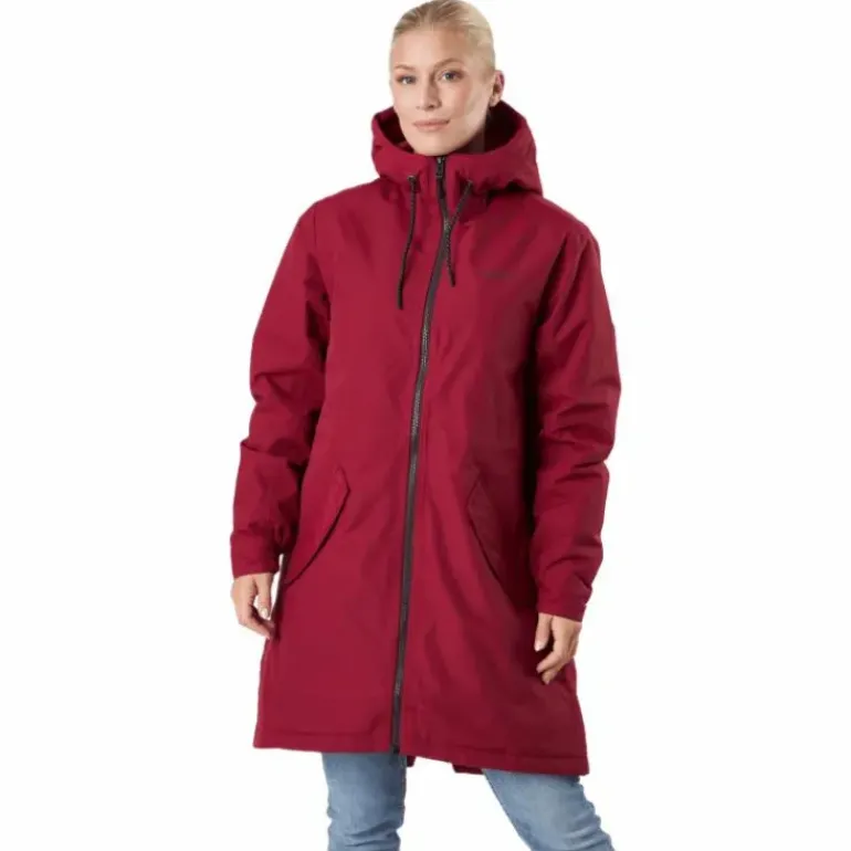 Marta-lisa Wns Parka Red