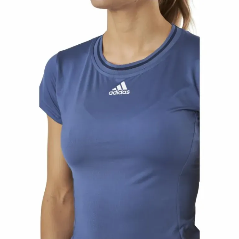Match Tee Aeroready Blue/White