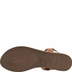 Maya Pu Ankle Wrap Sandal Brown