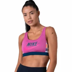 Medium Pad Icon Clash Bra Pink/Blue