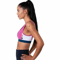 Medium Pad Icon Clash Bra Pink/Blue