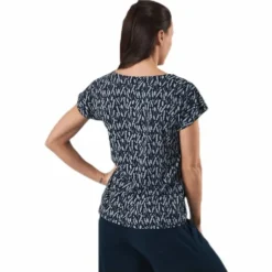 Melanie Capsleeve Blue/Patterned