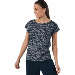 Melanie Capsleeve Blue/Patterned
