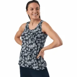 Melanie Top Blue/Patterned
