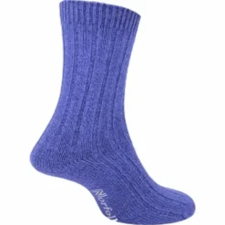 Mens Bamboo Blended Walking Socks - Simon Blue
