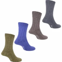 Mens Bamboo Blended Walking Socks - Simon Blue