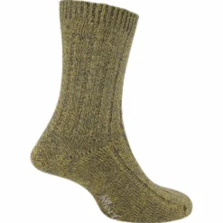 Mens Bamboo Blended Walking Socks - Simon Gold