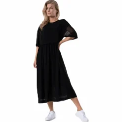 Mesh Dress Black