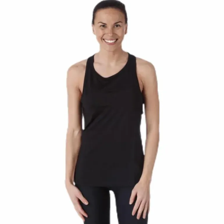 Mesh Insert Racerback Black