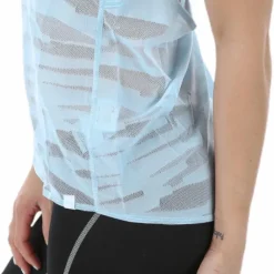 Mesh It Up Layer Tank Blue/Patterned
