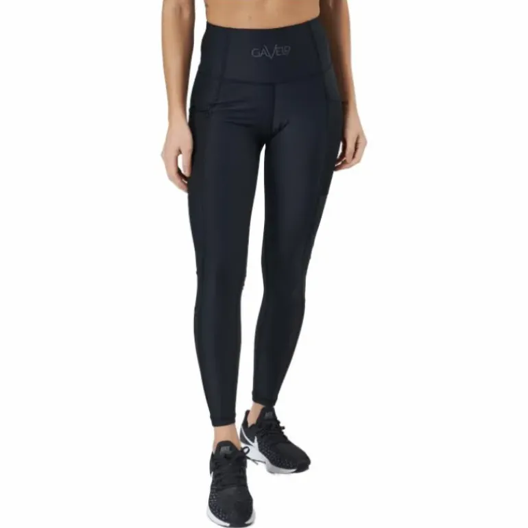 Mesh Pocket Leggings Black