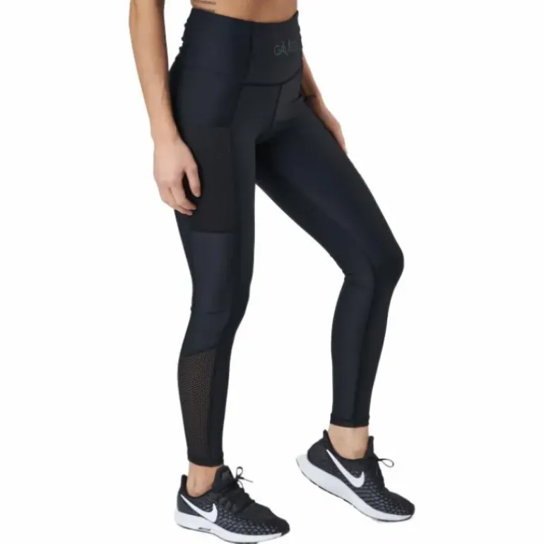 Mesh Pocket Leggings Black