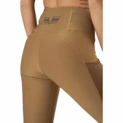 Mesh Pocket Leggings Dark Brown