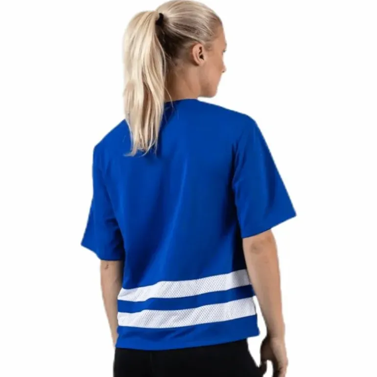 Mesh Tee Logo Blue