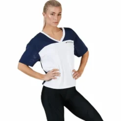 Mesh T-Shirt Panel Blue