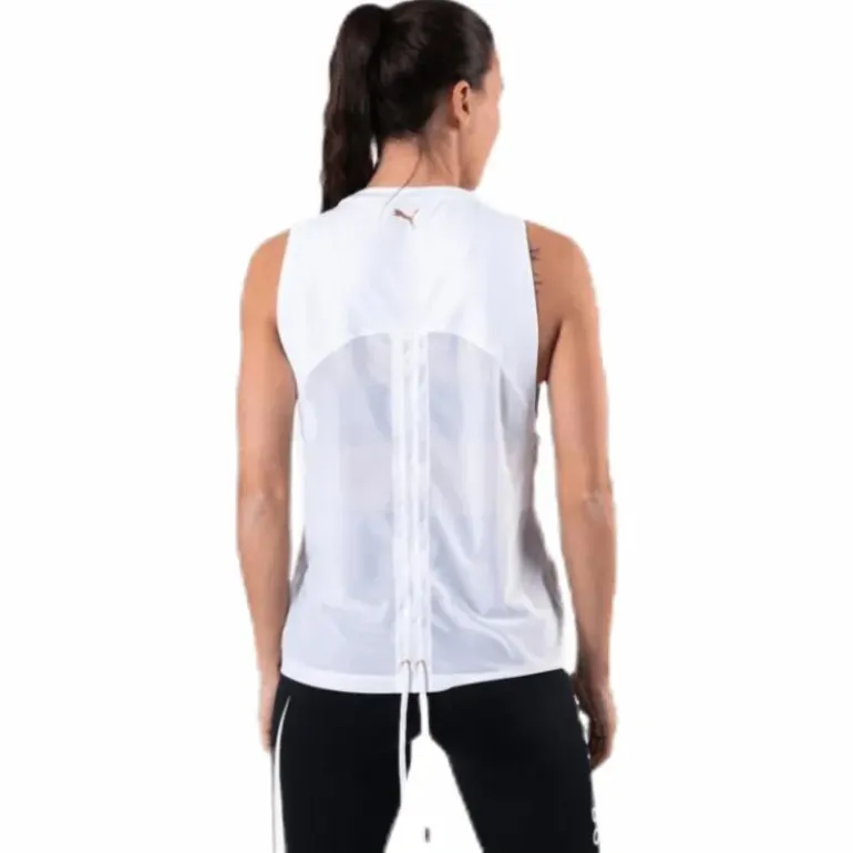 Metal Splash Adjustable Tank White