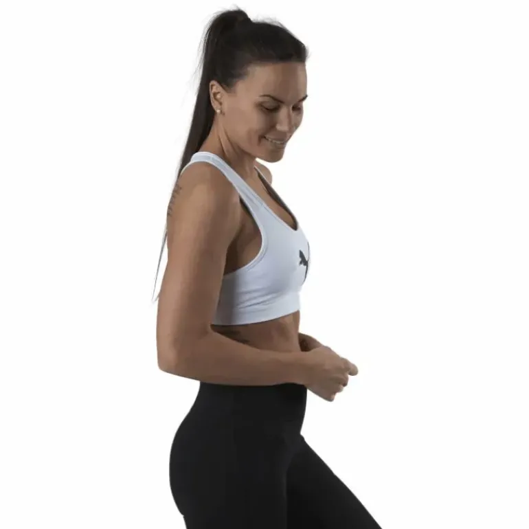 Mid Impact 4Keeps Bra White