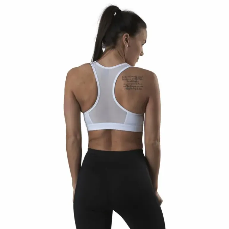 Mid Impact 4Keeps Bra White