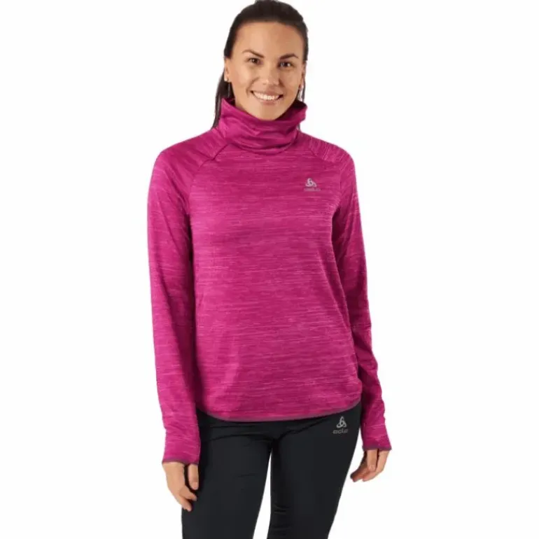 Mid Layer Run Easy Warm Festival Fuchsia Melange