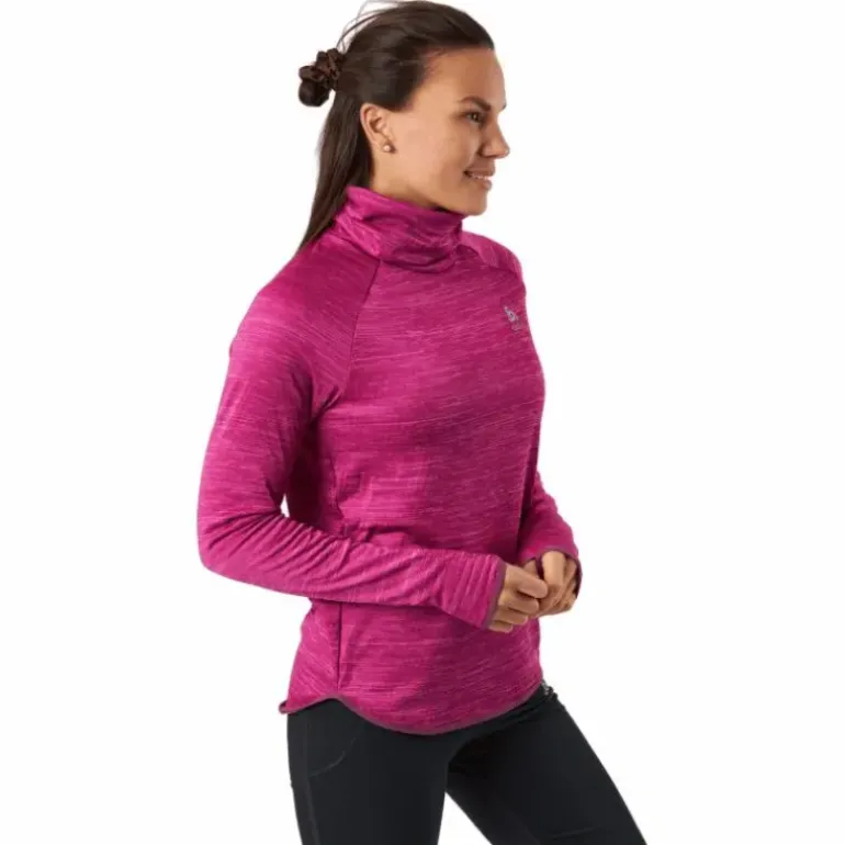 Mid Layer Run Easy Warm Festival Fuchsia Melange