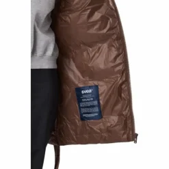 Mid Length Beltet Coat Dark Bark