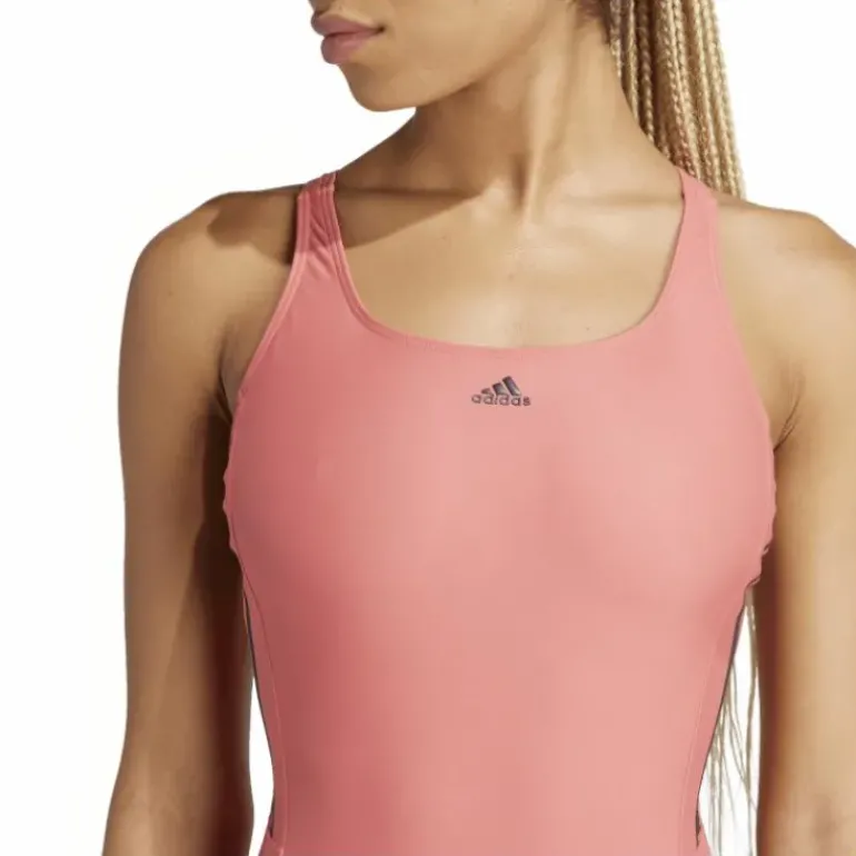 Mid 3-Stripes Swimsuit Preloved Scarlet / Legend Ink