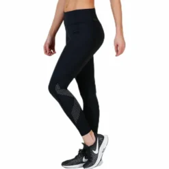 Mid-Rise Compression Tights Black/Grey