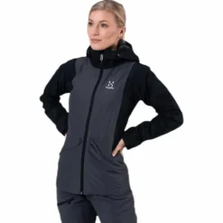 Mila Rain Jacket Black/Grey
