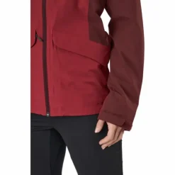Mila Rain Jacket Maroon Red/brick Red