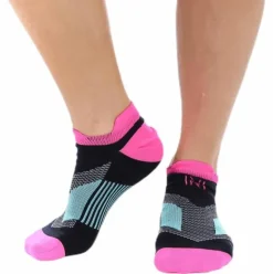 Mirenda Thin Running Sock Low-cut Pink/Black
