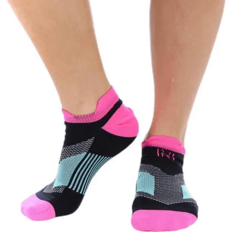 Mirenda Thin Running Sock Low-cut Pink/Black