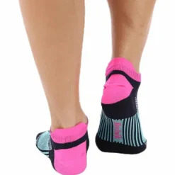 Mirenda Thin Running Sock Low-cut Pink/Black