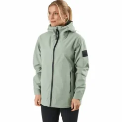 Misty Shell W Jackets Grey Green
