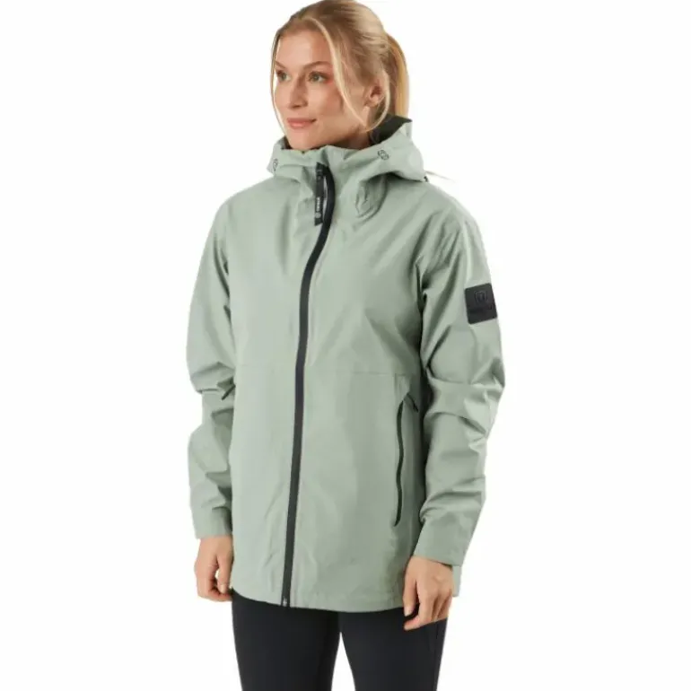 Misty Shell W Jackets Grey Green