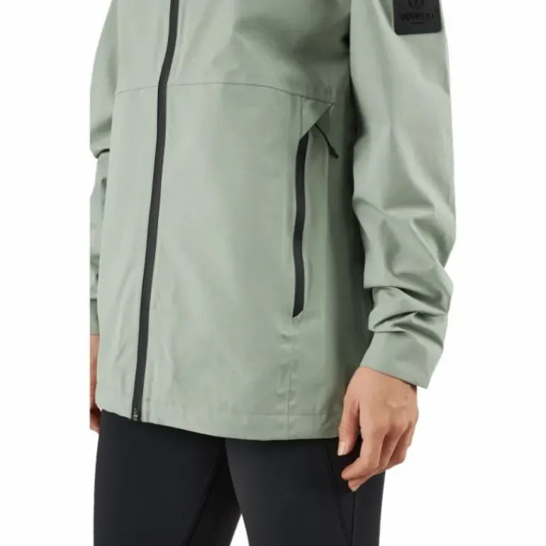 Misty Shell W Jackets Grey Green