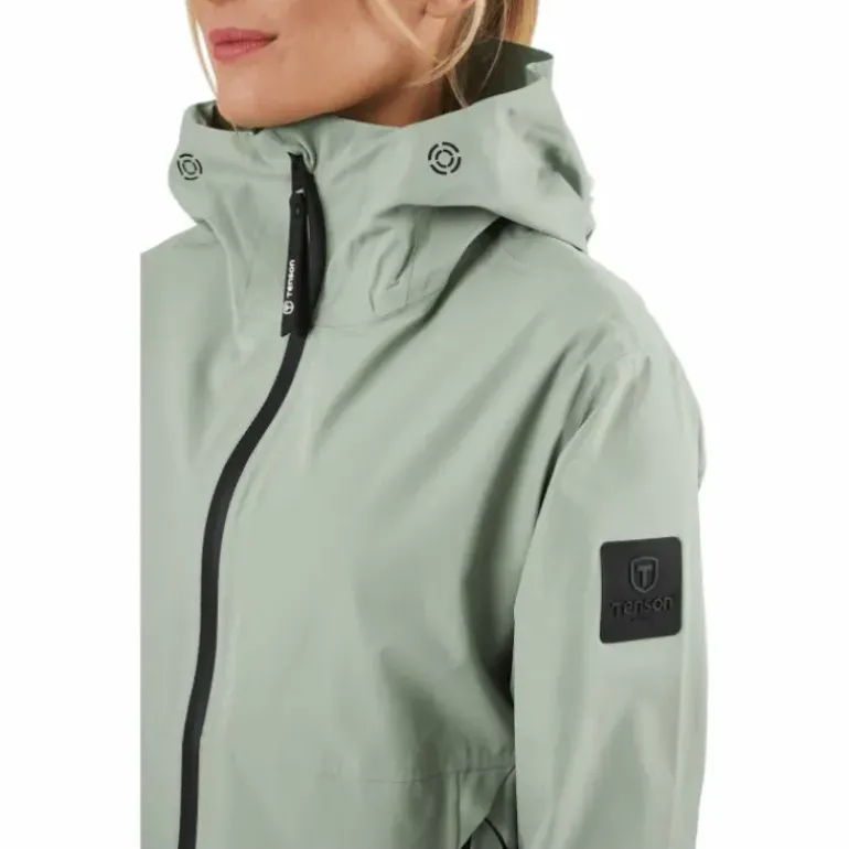 Misty Shell W Jackets Grey Green