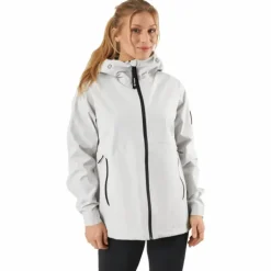 Misty Shell W Jackets Light Grey