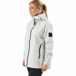 Misty Shell W Jackets Light Grey