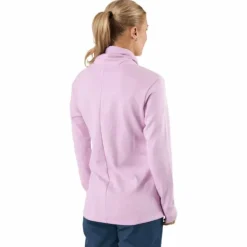 Mélange High Mock Golf Pullover Bliss Lilac Mel