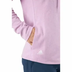 Mélange High Mock Golf Pullover Bliss Lilac Mel